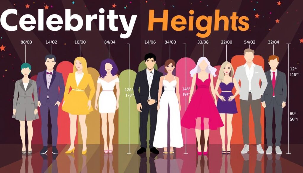 celebrity heights